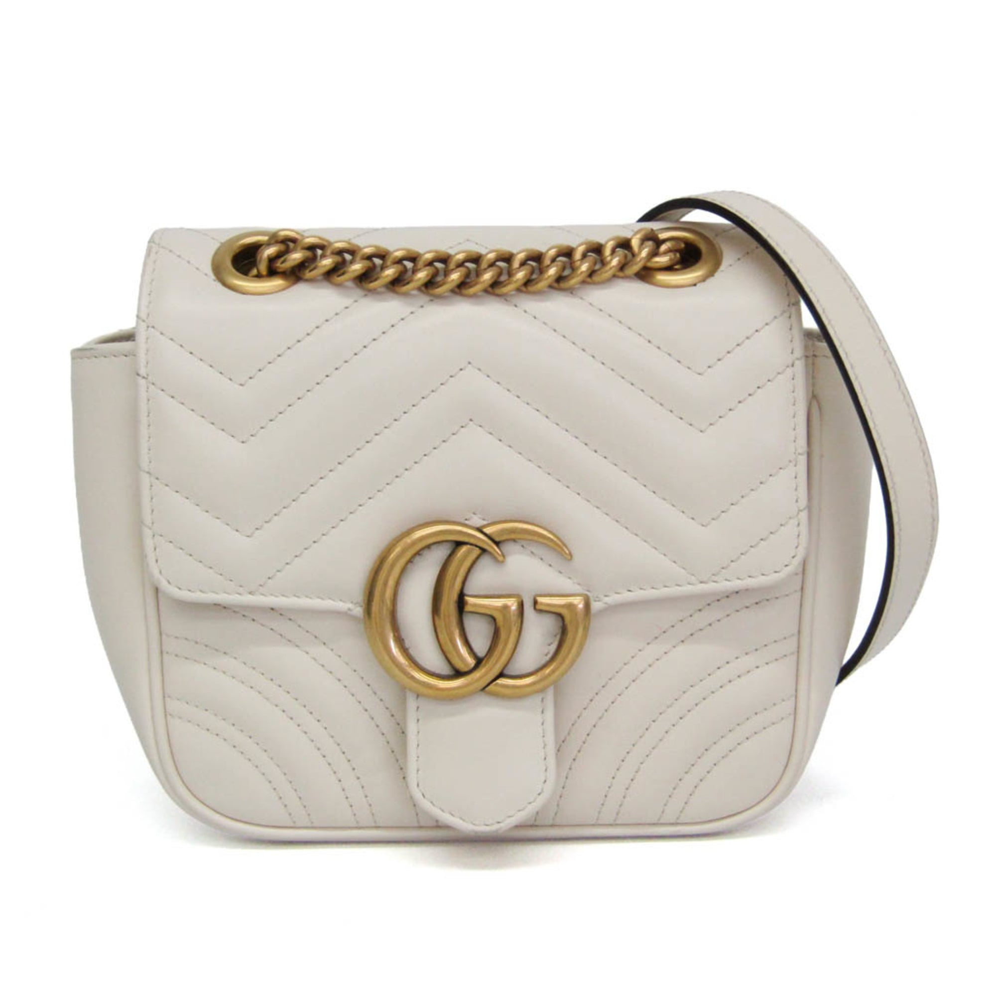 Gucci GG Marmont · Quilted Leather Chain Bag