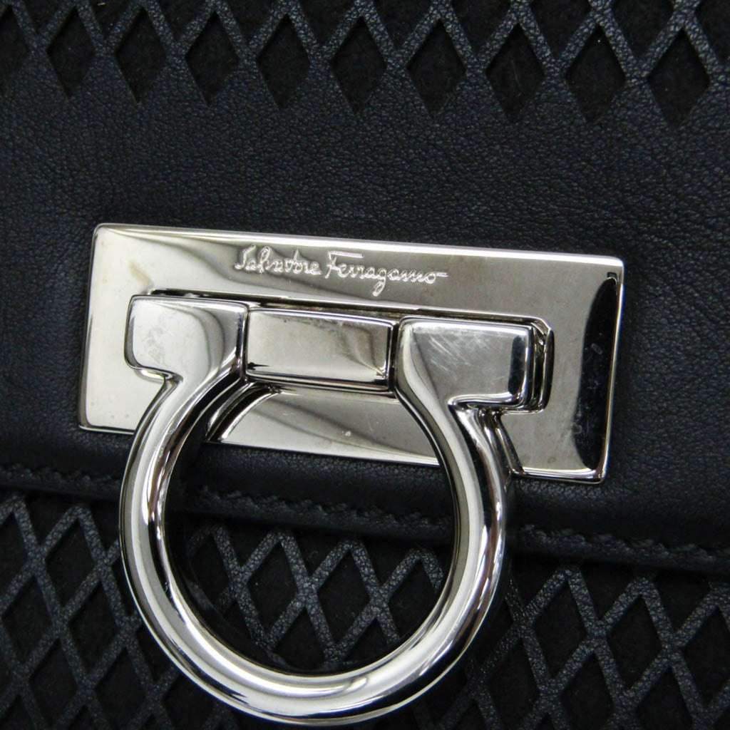 Salvatore Ferragamo Gancini · Punching Leather