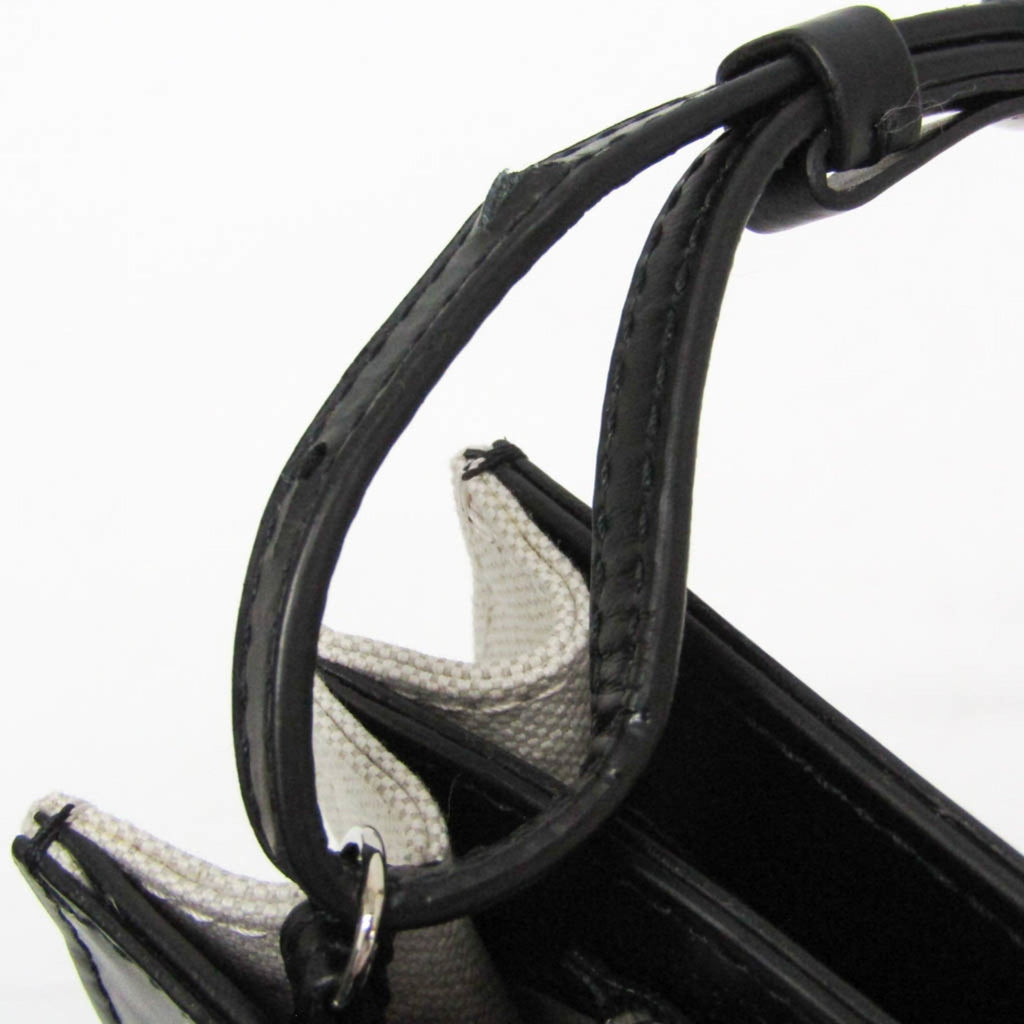 Balenciaga Navy Pochette · Canvas & Leather