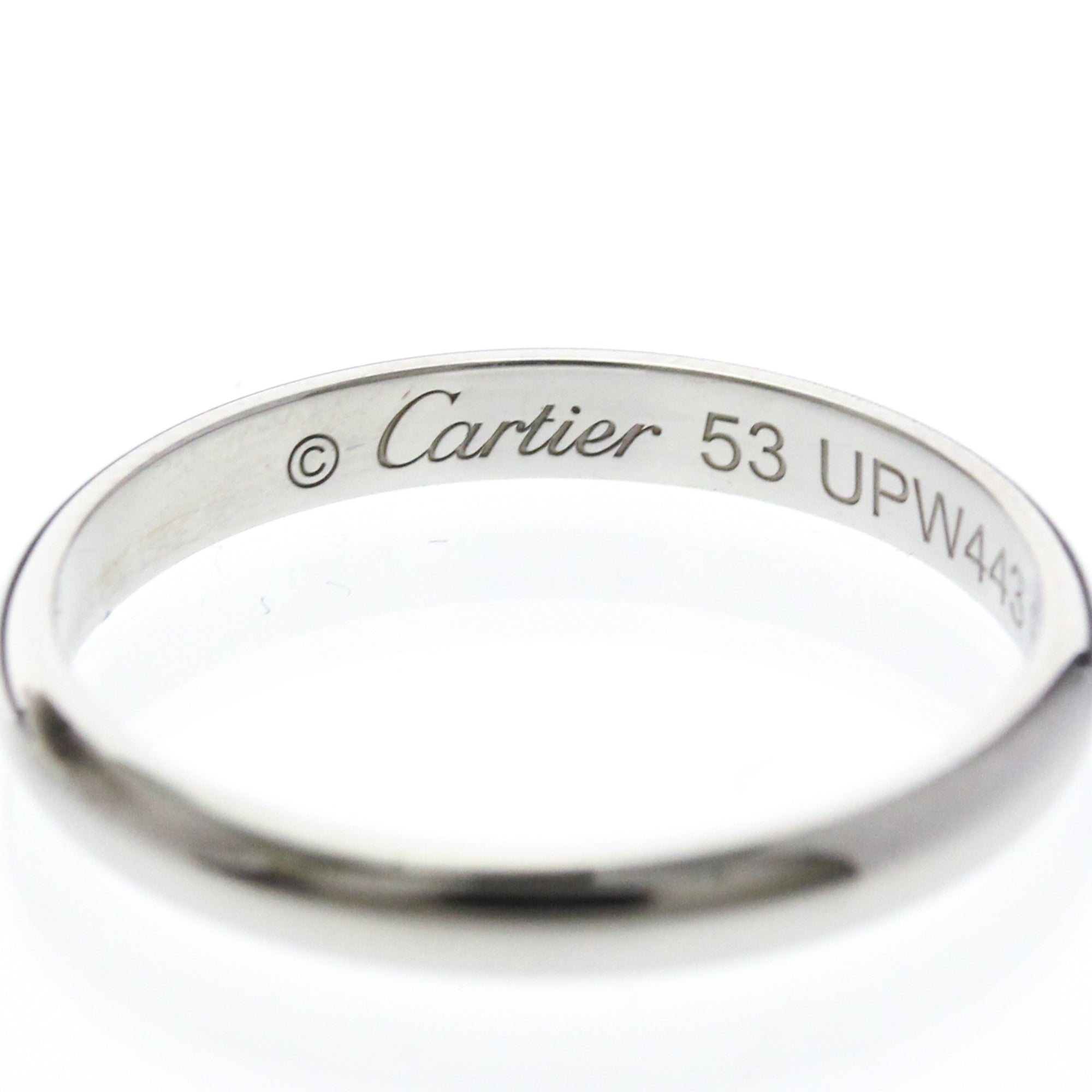 Cartier 1895 · Platinum Wedding Band
