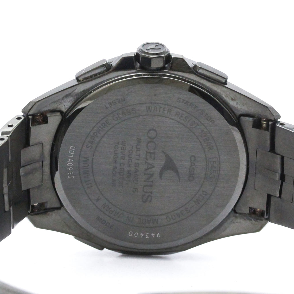 Casio Oceanus Manta · Titanium · Solar