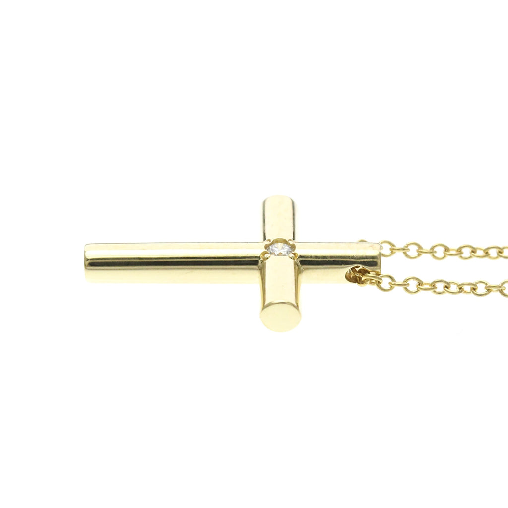 Tiffany Cross · 18K Yellow Gold · Diamond