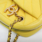 Chanel Chevron V-Stitch · Lamb Leather