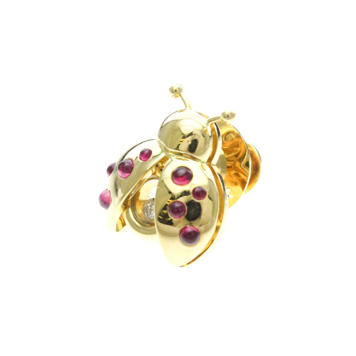 Chopard Ladybug · 18K Yellow Gold · Ruby