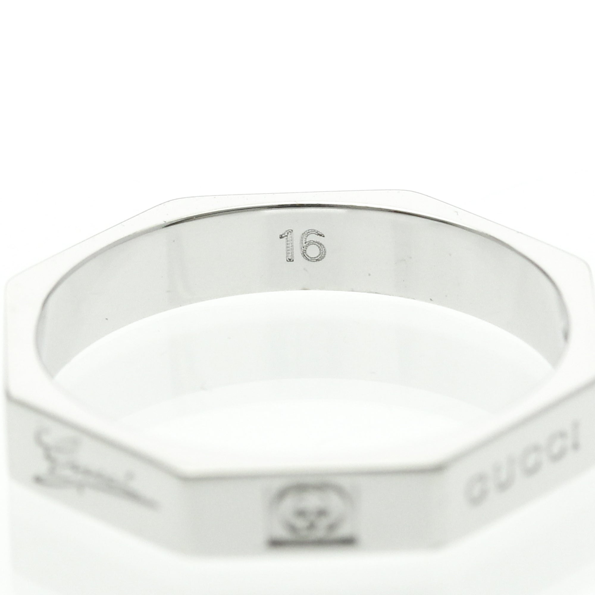 Gucci Octagonal · 18K White Gold