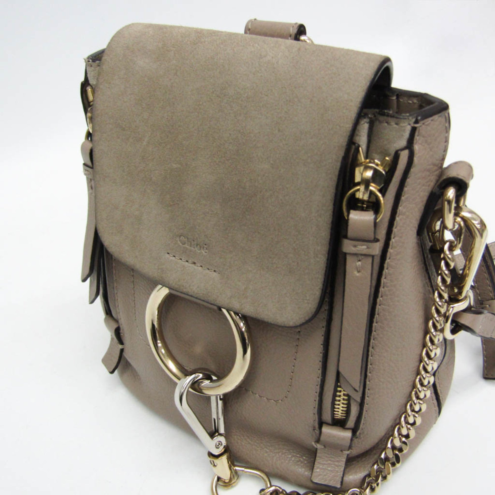 Chloé Faye · Leather & Suede Backpack
