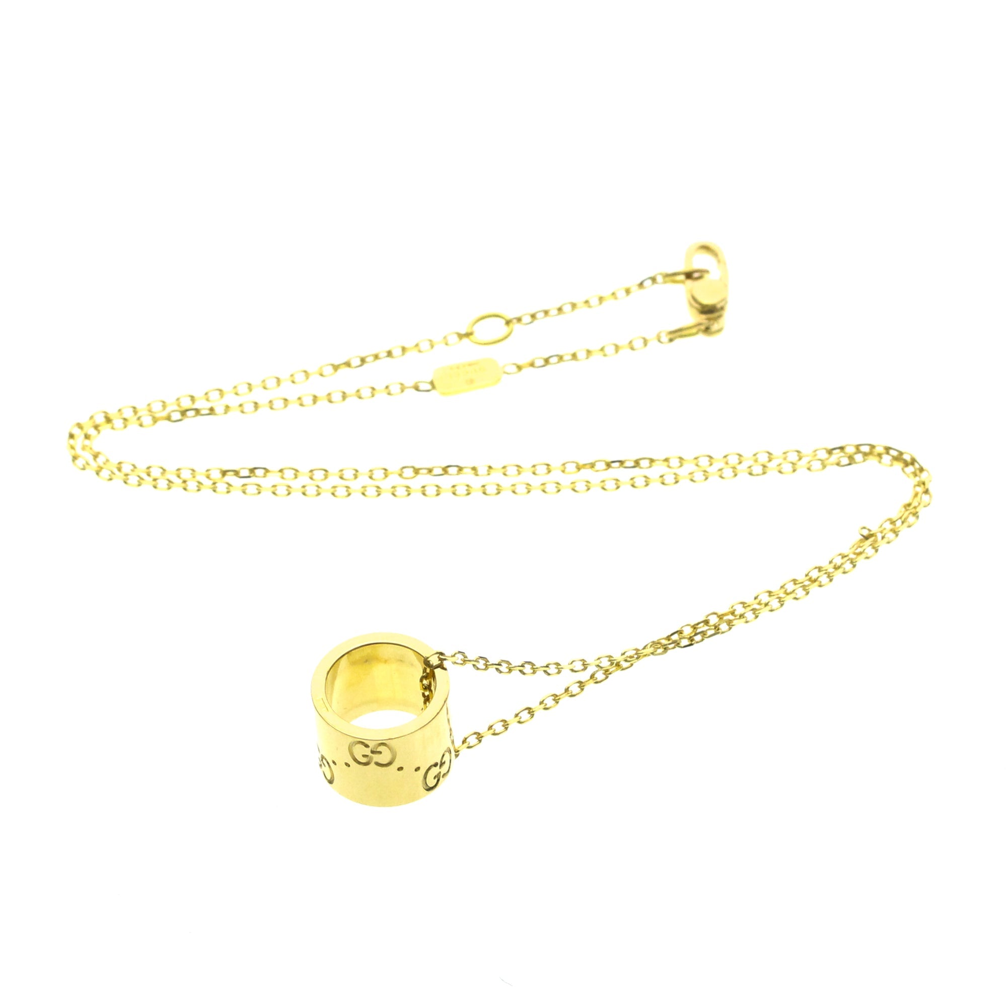 Gucci Icon Necklace · 18K Yellow Gold