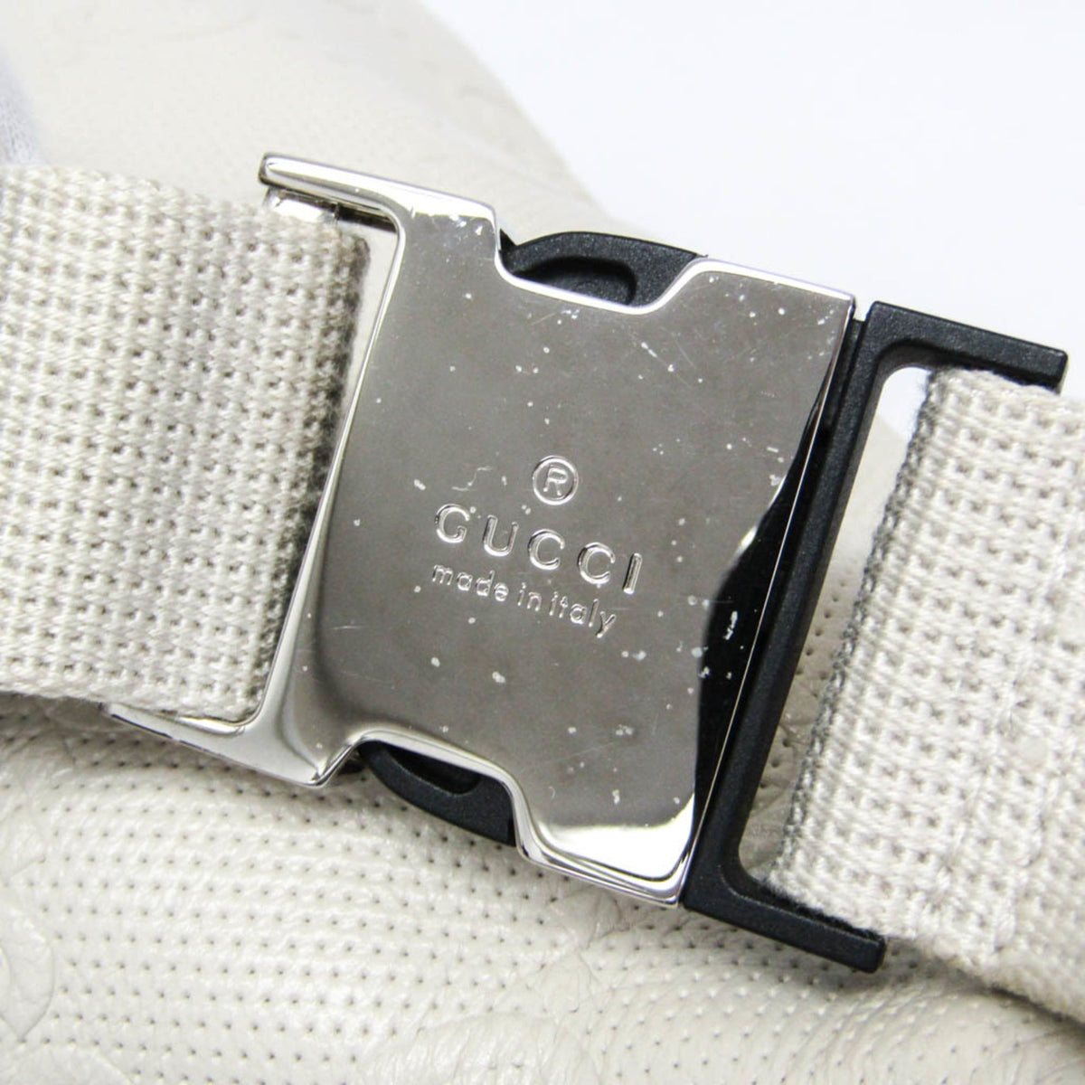 Gucci GG Embossed · Leather Belt Bag