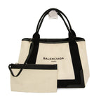 Balenciaga Navy Cabas S · Canvas