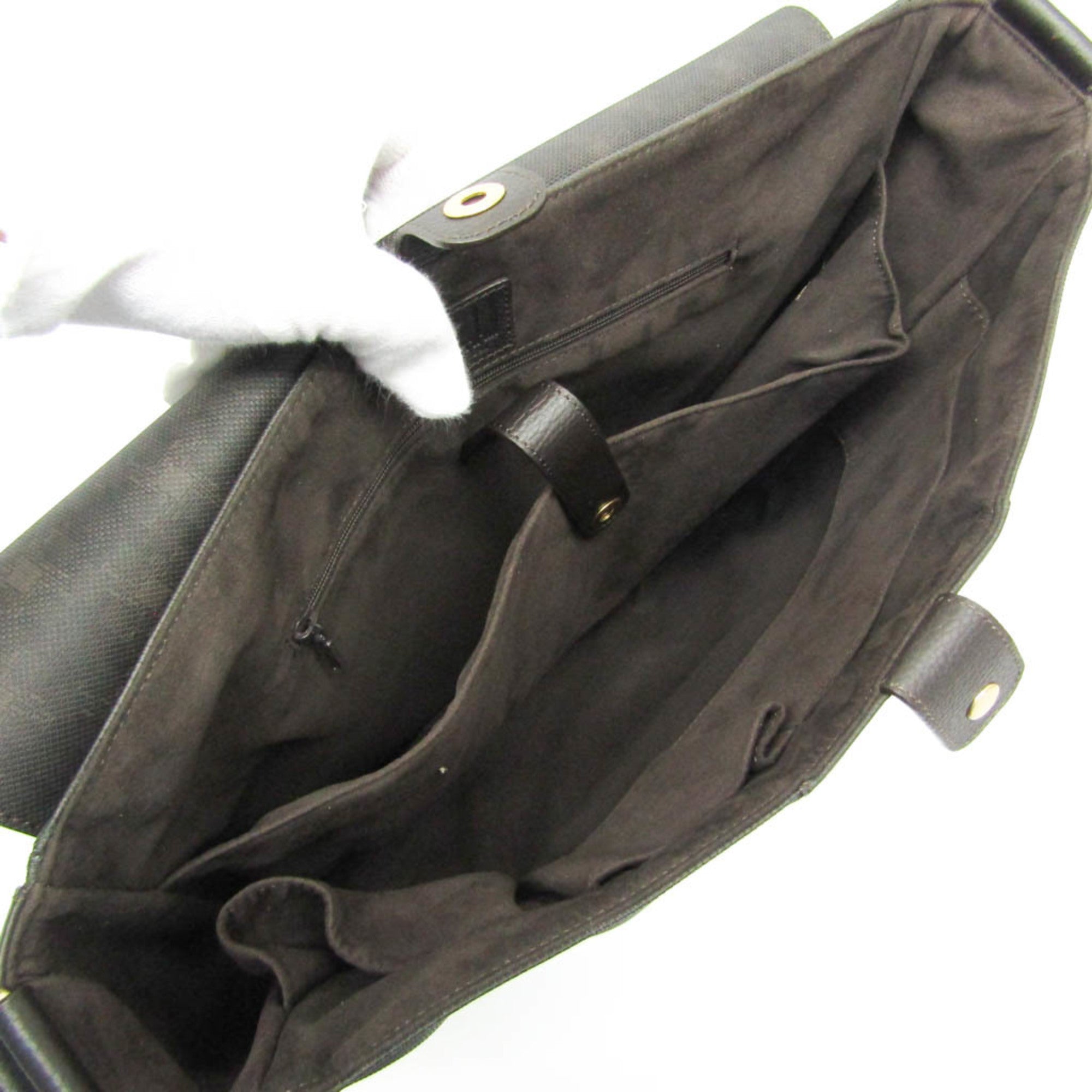 Dunhill · Leather & PVC Shoulder Bag