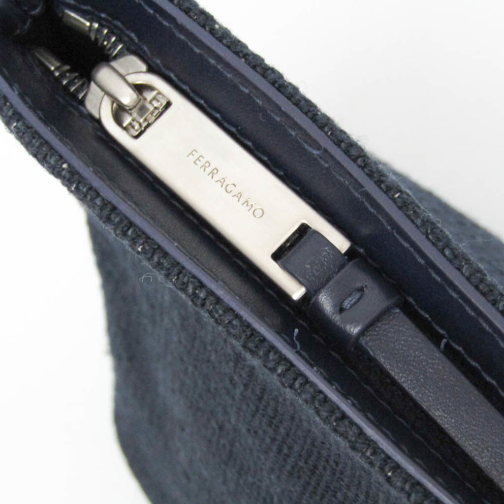 Salvatore Ferragamo Logo · Leather Pouch