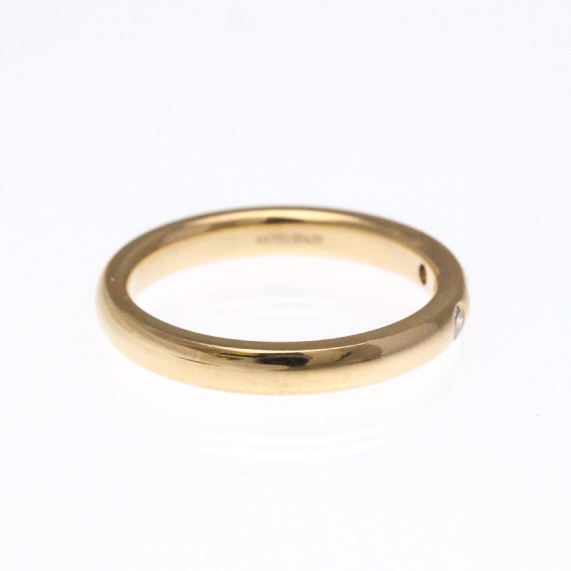 Tiffany Stacking Band · 3 Diamond · Rose Gold