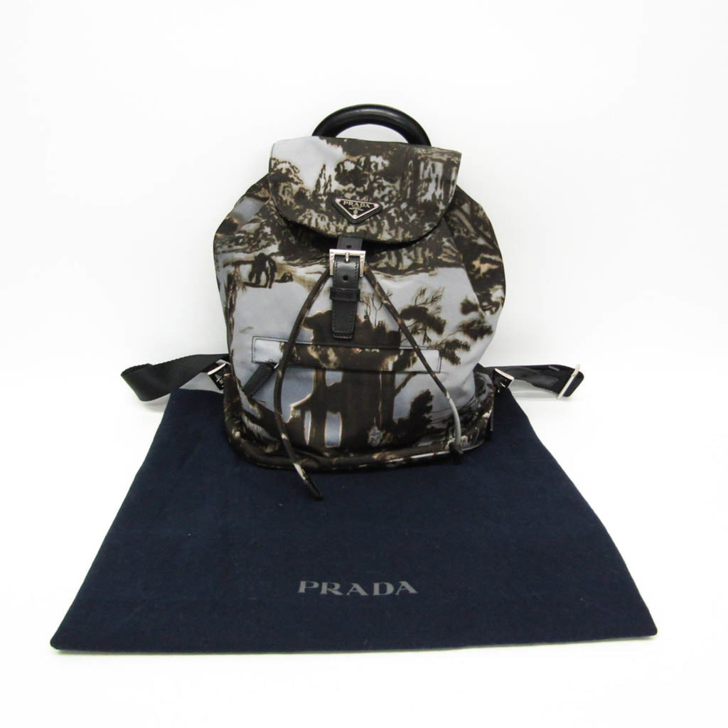 Prada Landscape Painting · Nylon Backpack