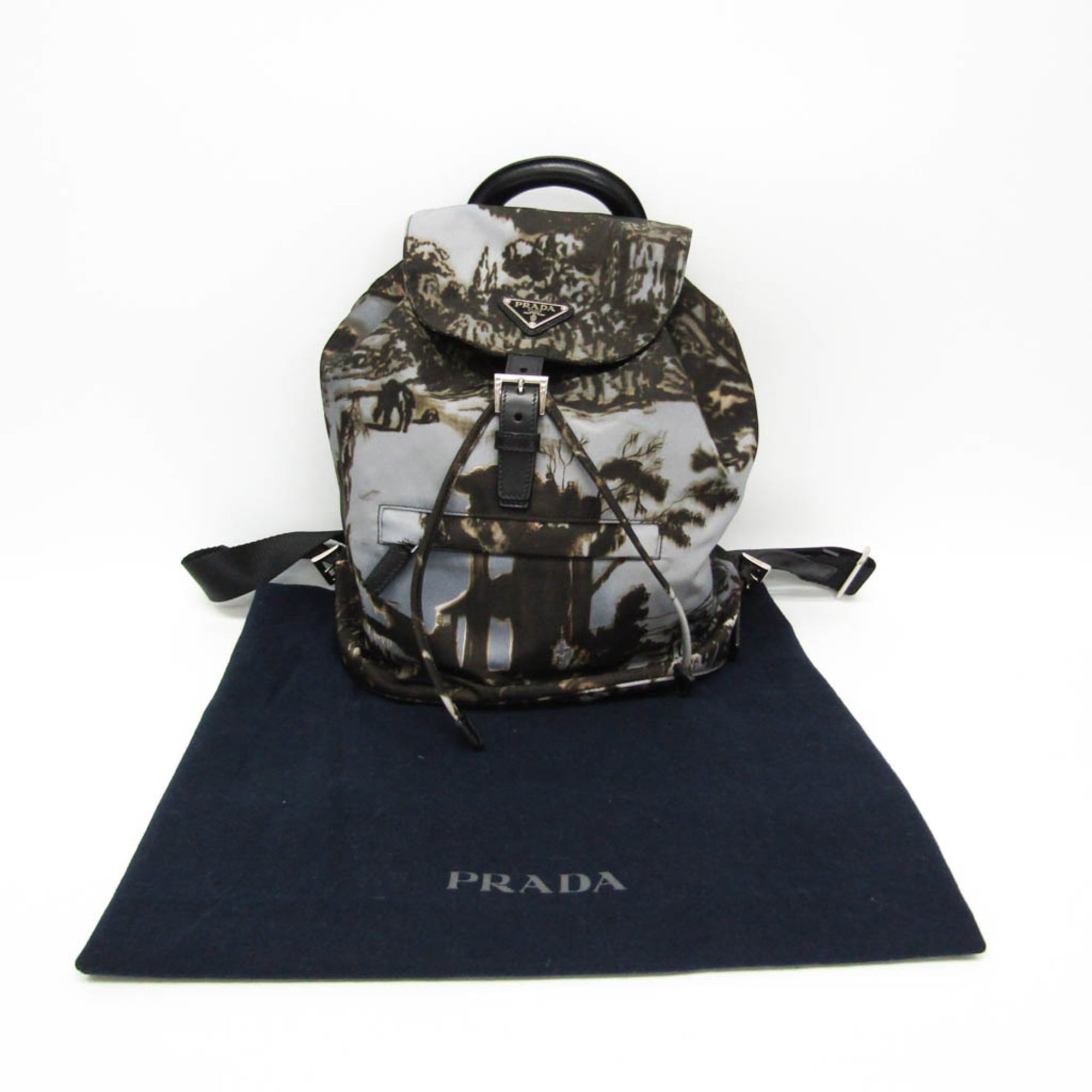 Prada Landscape Painting · Nylon Backpack