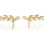 Tiffany Olive Leaf · Rose Gold Studs