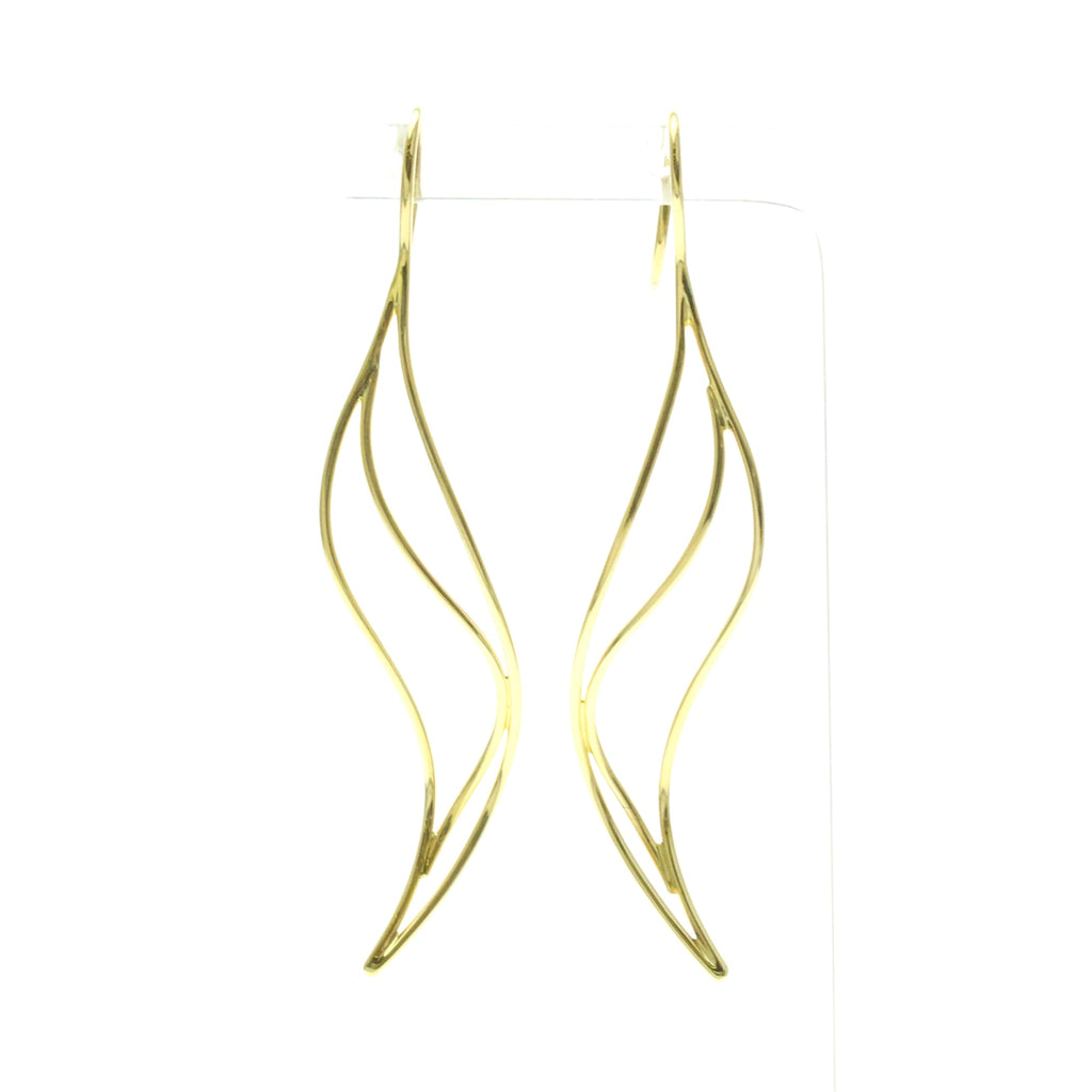 Tiffany Wave · 18K Yellow Gold · Earrings