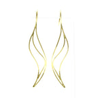 Tiffany Wave · 18K Yellow Gold · Earrings