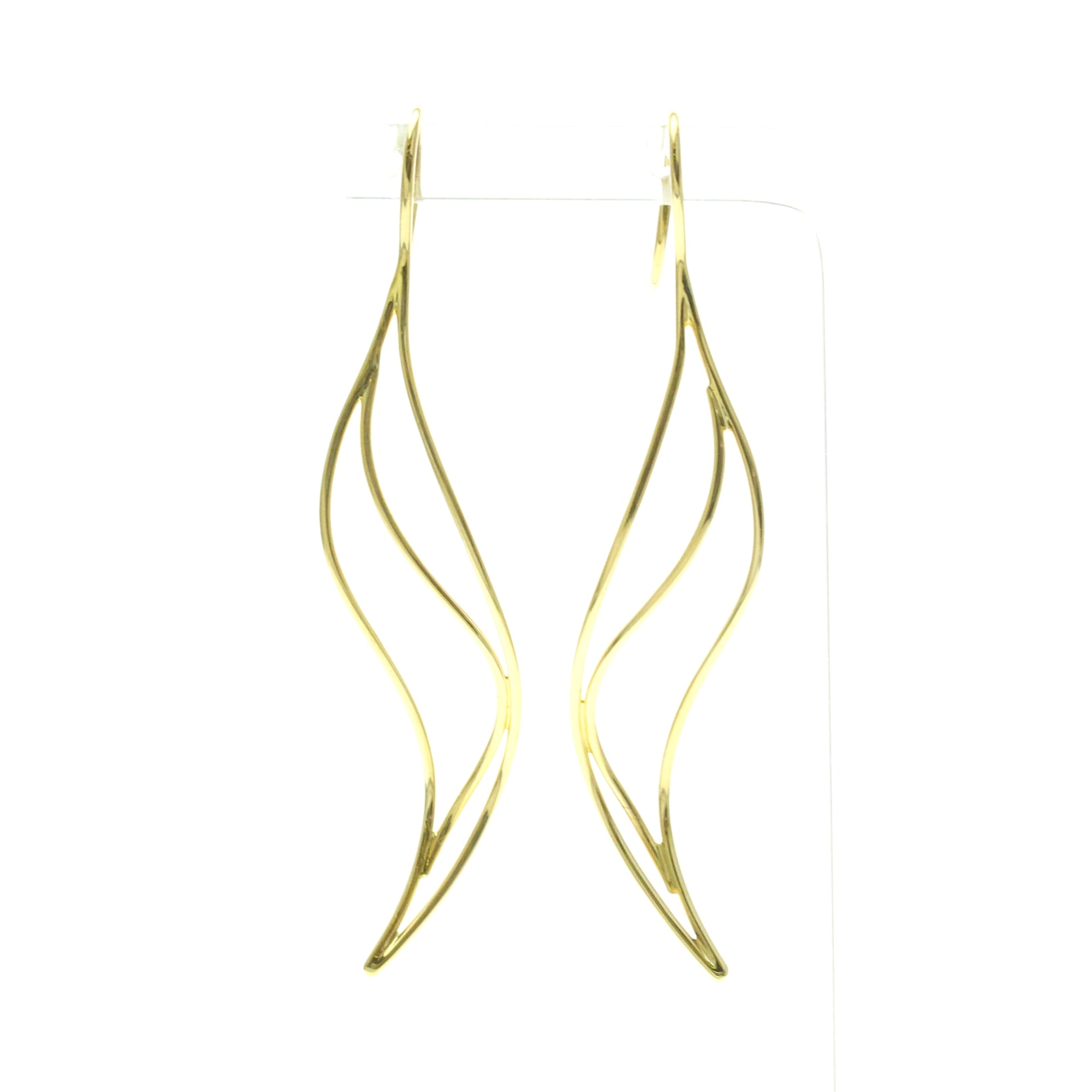 Tiffany Wave · 18K Yellow Gold · Earrings