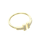 Tiffany T Wire · 18K Yellow Gold · Diamond