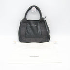 Balenciaga Navy Cabas XS · Leather