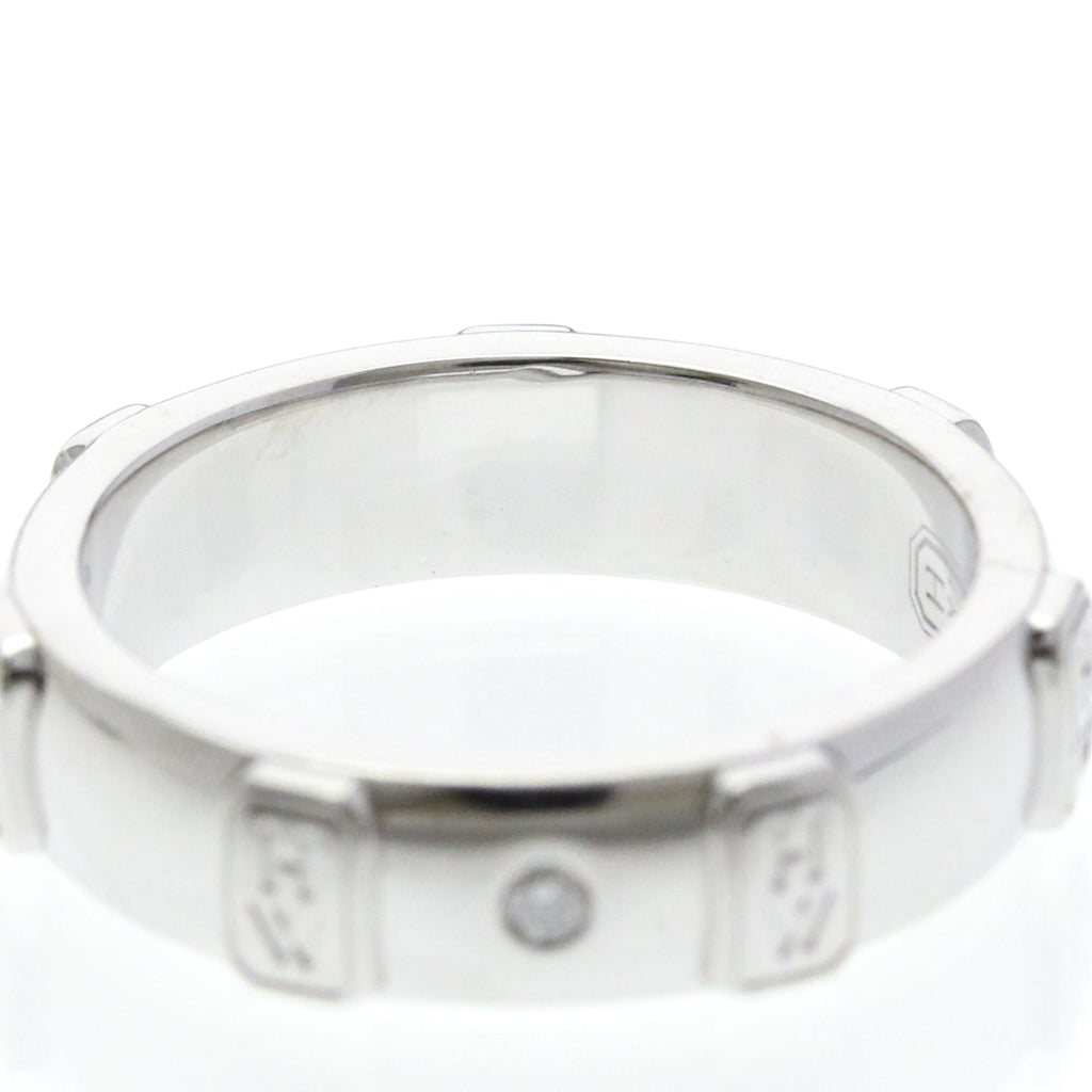 Harry Winston HW Logo · 18K White Gold