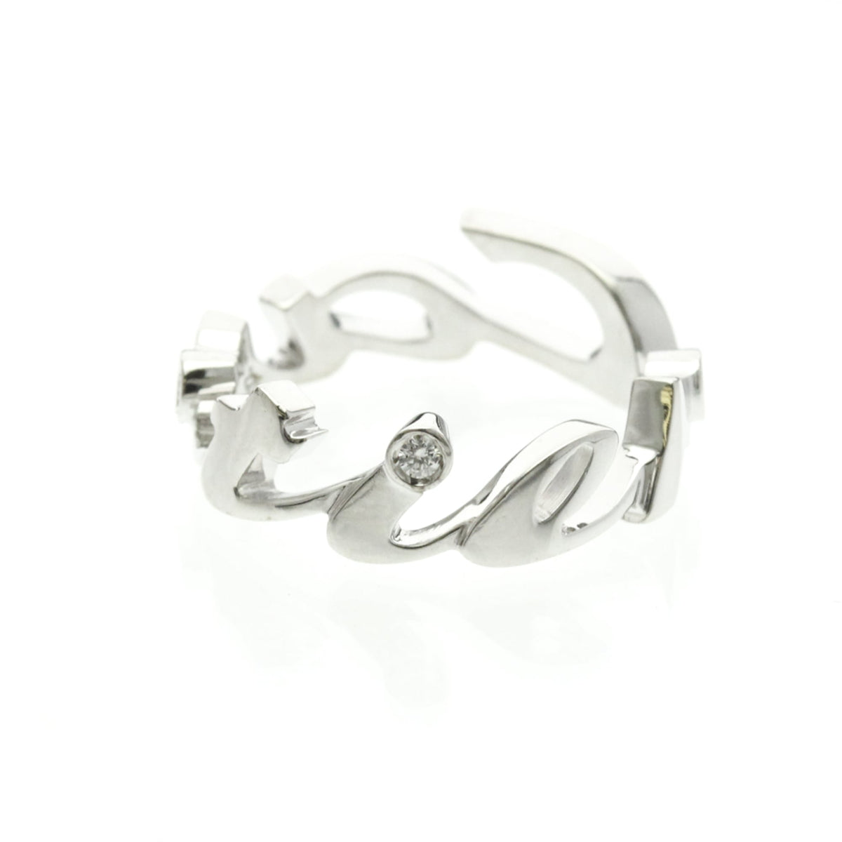 Cartier Signature · Diamond · 18K White Gold