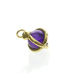 Pomellato Amethyst Charm · 18K Yellow Gold