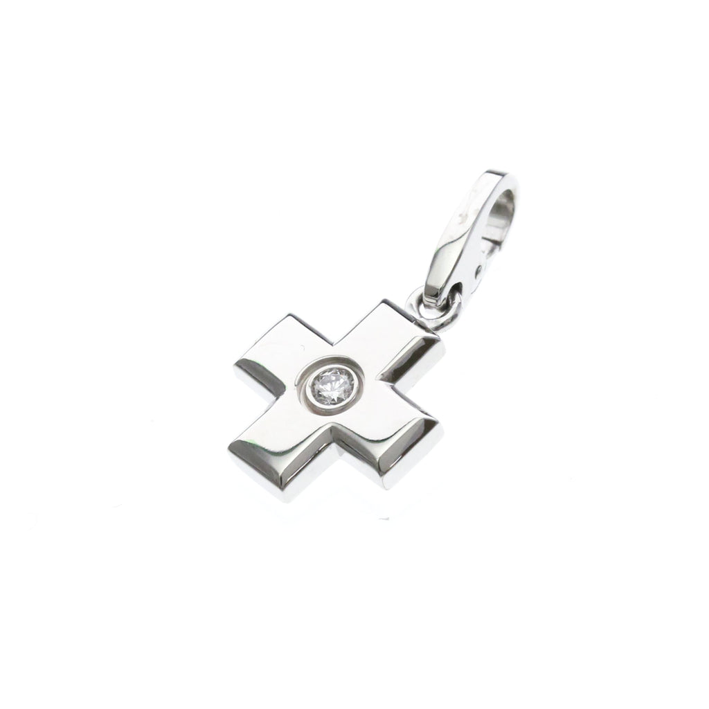 Cartier Cross · 18K White Gold · Diamond