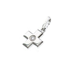 Cartier Cross · 18K White Gold · Diamond