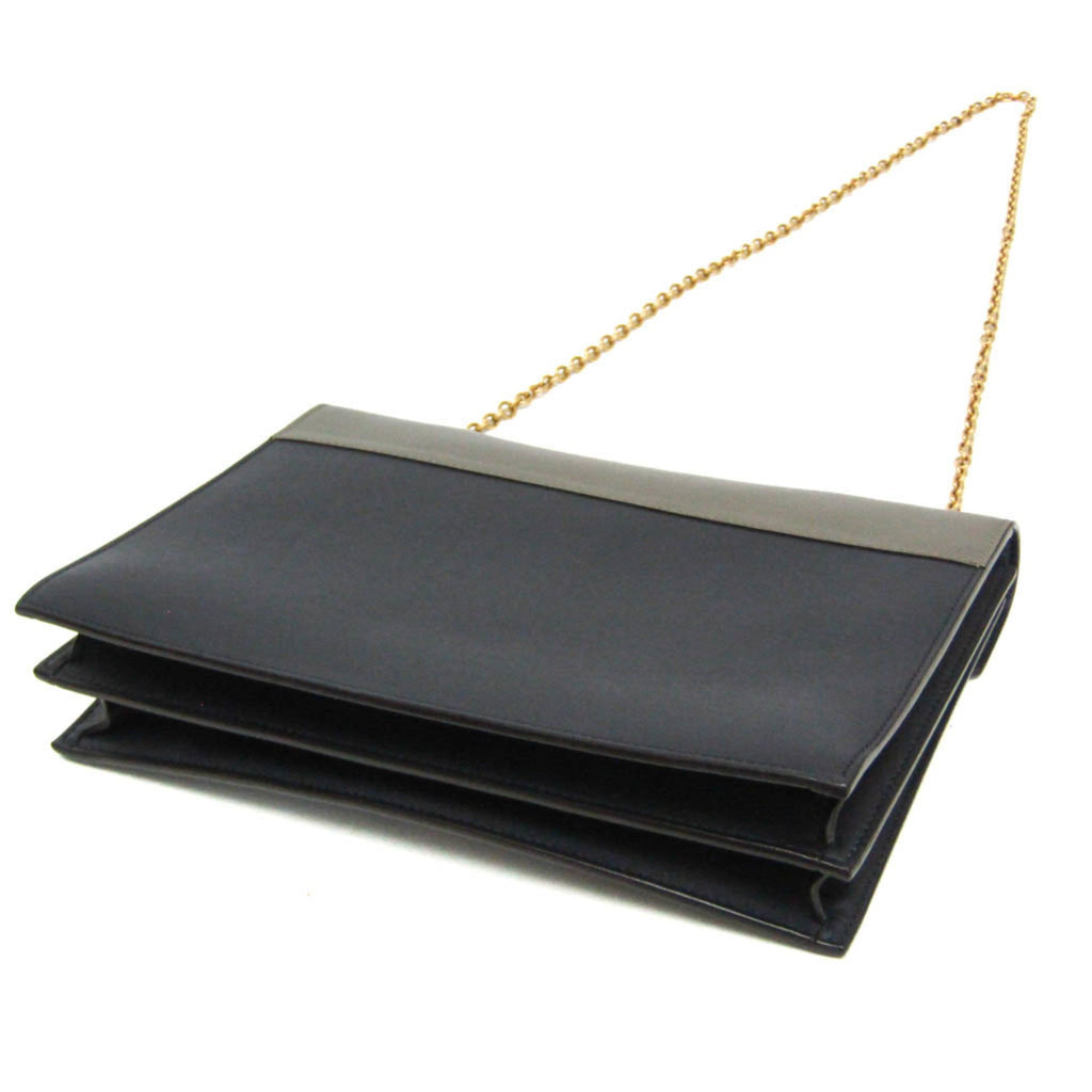 Celine Chain Flap · Tricolor Leather
