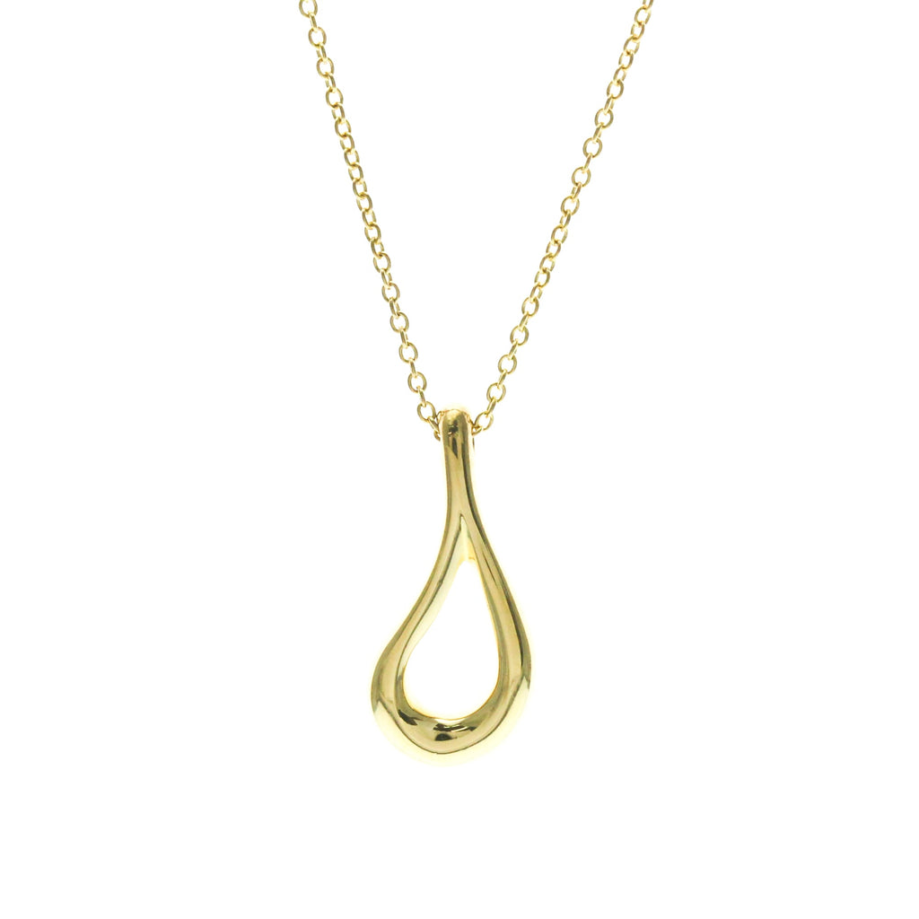Tiffany Open Teardrop · 18K Yellow Gold