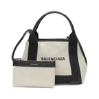 Balenciaga Navy Cabas XS