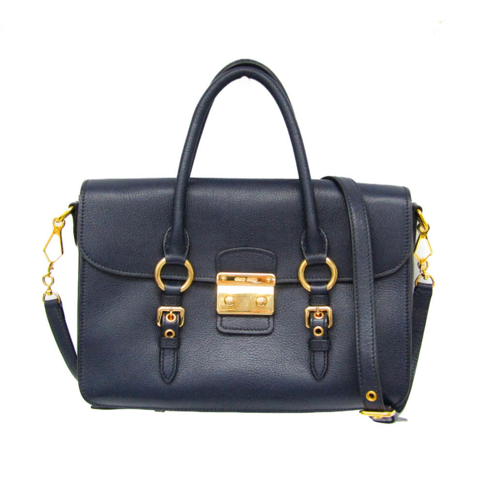Miu Miu Madras · Leather
