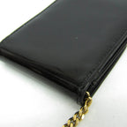 Chanel Mini Pouch · Enamel Leather · Keyring