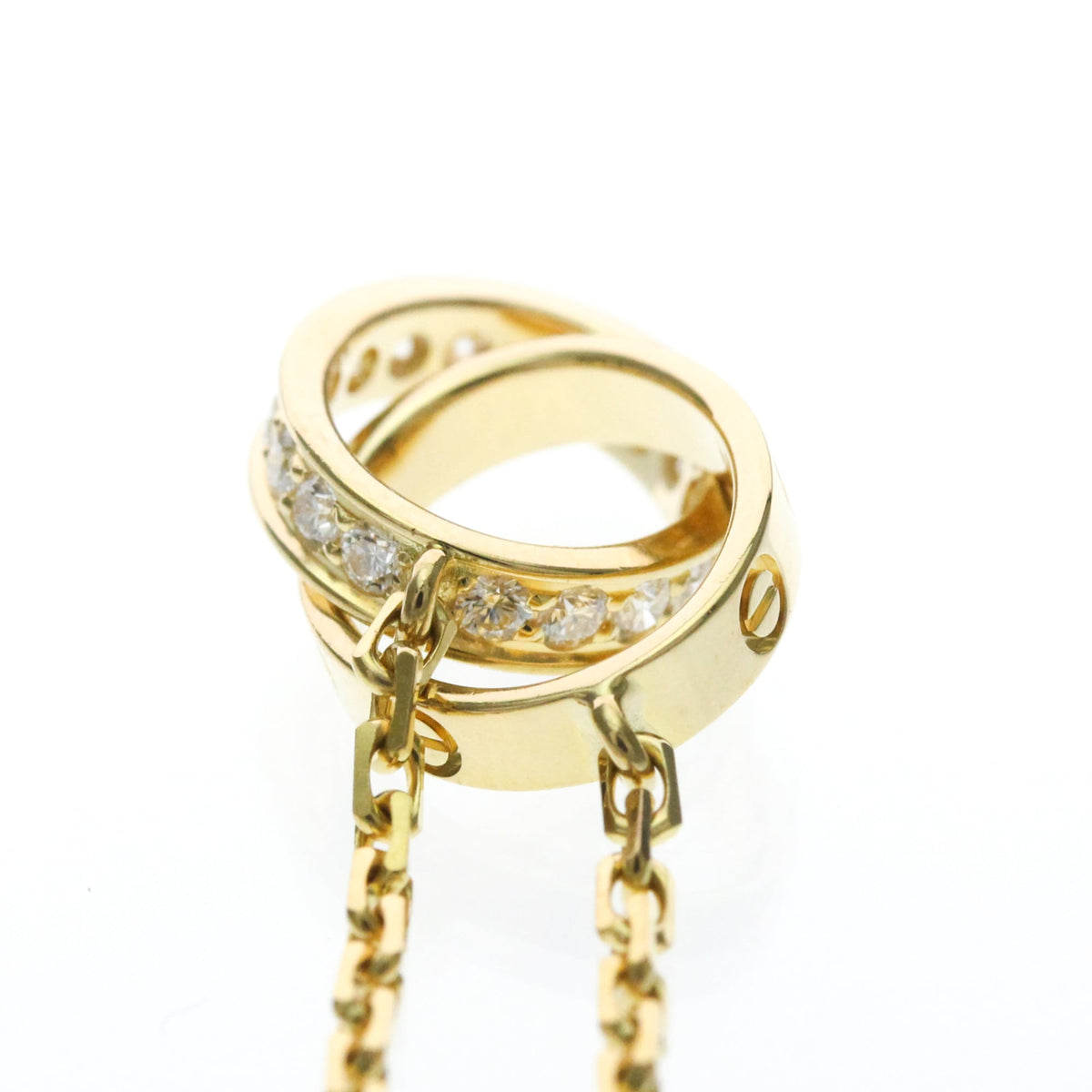 Cartier Baby Love · Diamond · 18K Yellow Gold