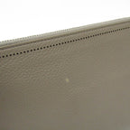 Balenciaga Classic · Greige Leather Clutch