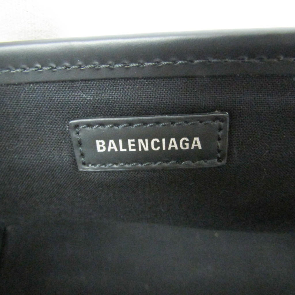 Balenciaga Navy Cabas S · Canvas & Leather