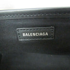 Balenciaga Navy Cabas S · Canvas & Leather