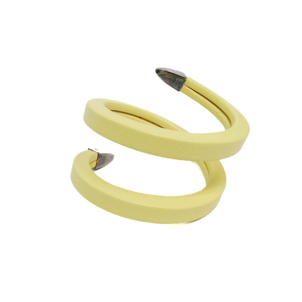 Bottega Veneta Spiral · Leather & Silver 925