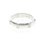 Harry Winston HW Logo · Diamond · 18K White Gold