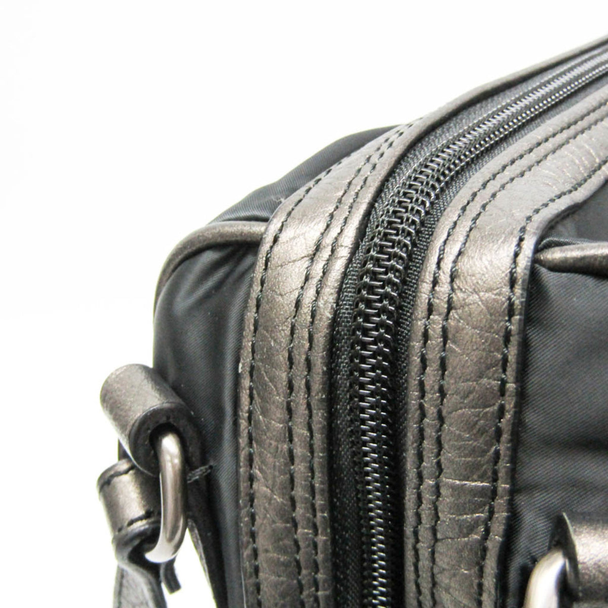 Burberry · Nylon & Leather Tote