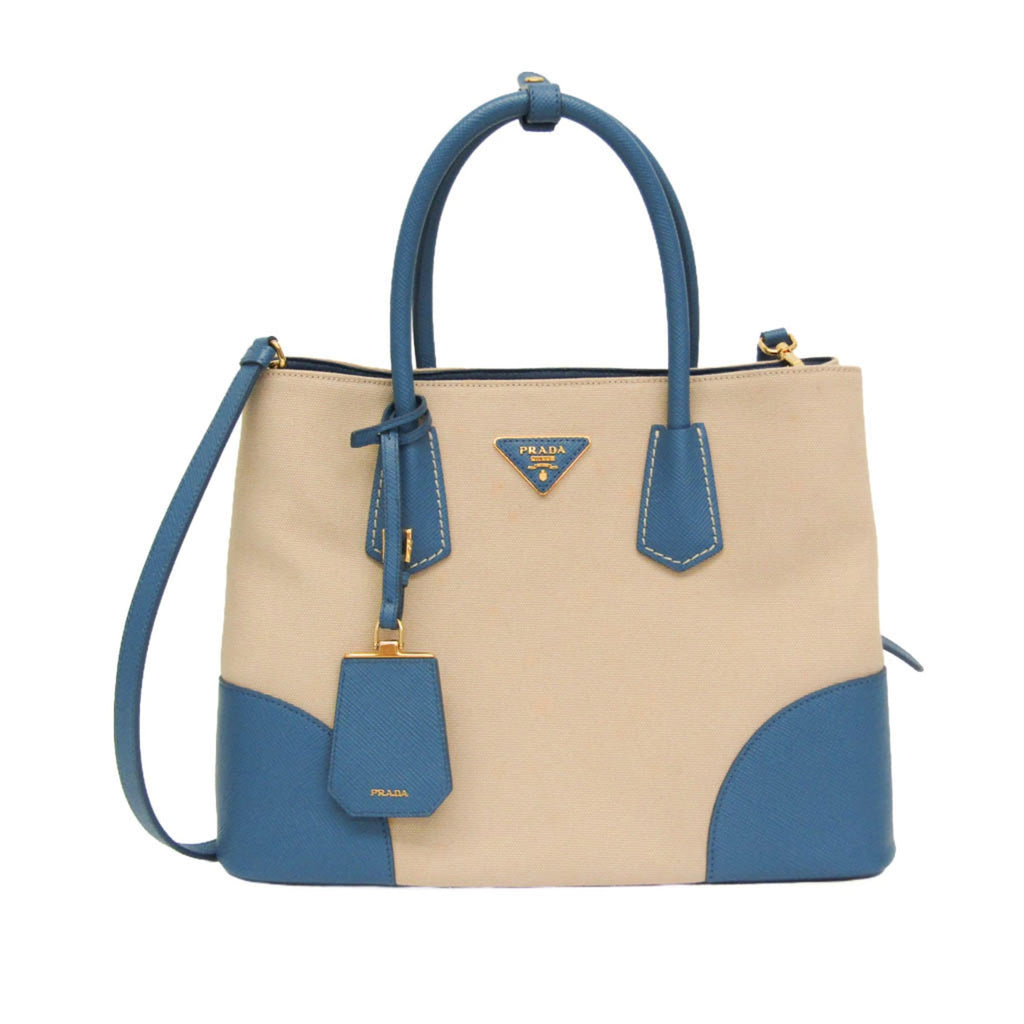 Prada Saffiano Double Bag · Medium