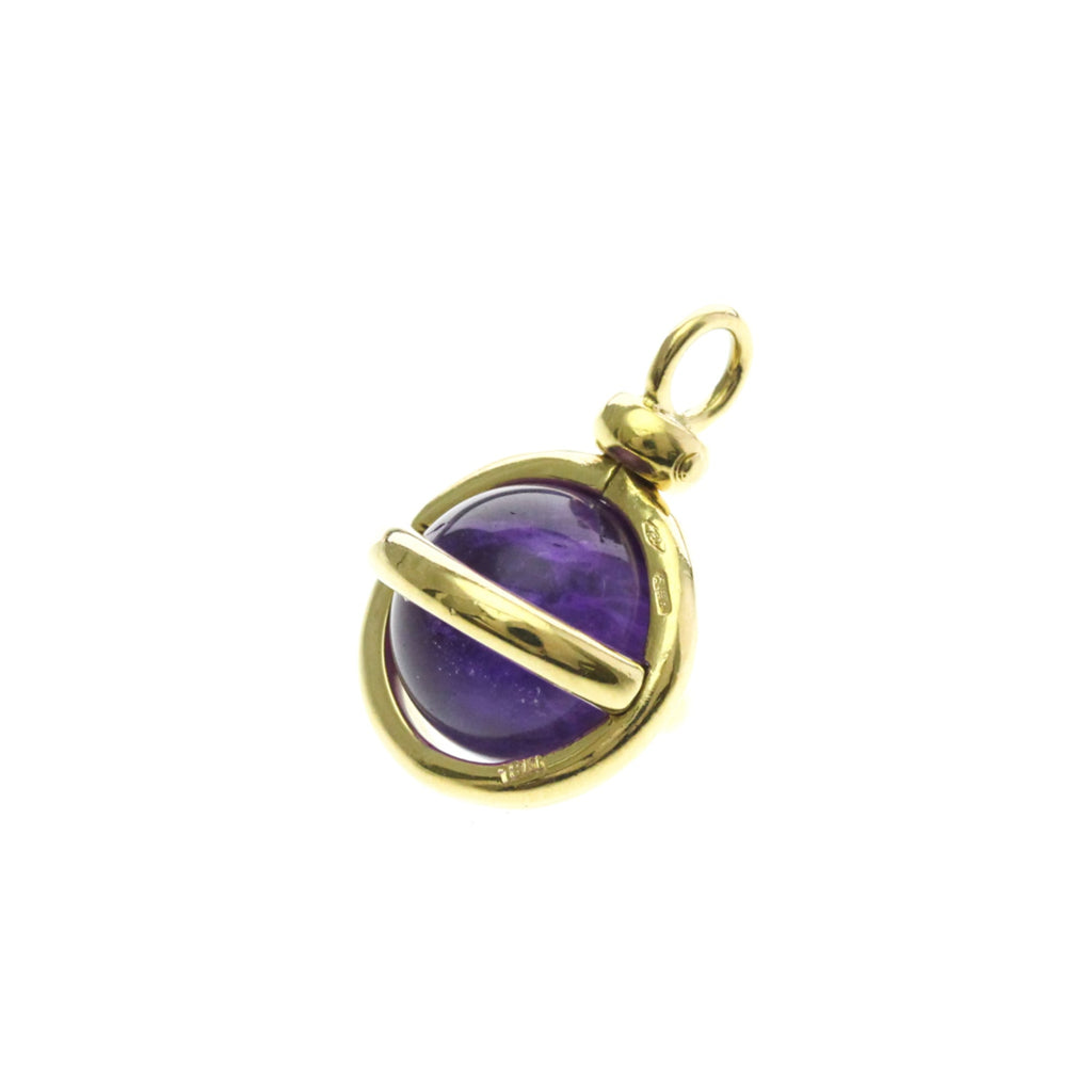 Pomellato Amethyst Charm · 18K Yellow Gold