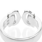 Cartier 2C Boucle · Diamond · 18K White Gold