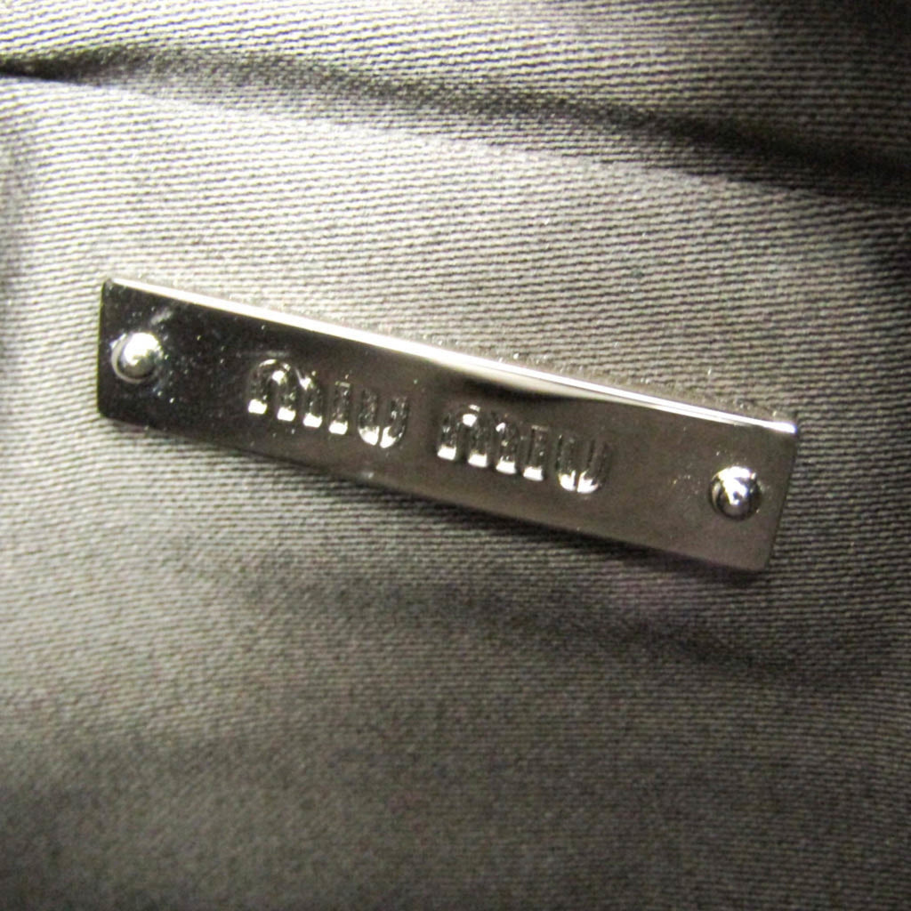 Miu Miu Nappa Cristal · Leather Pouch