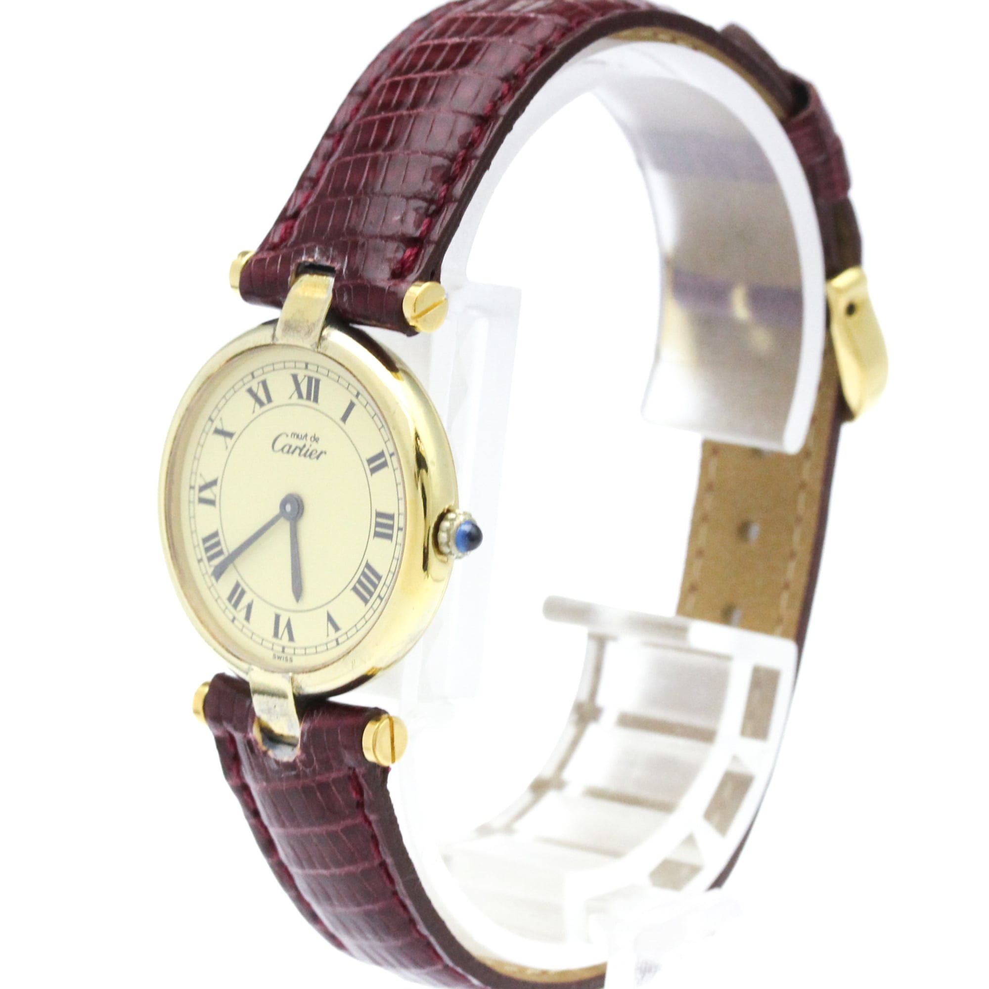 Cartier Must Vendome · Gold Plated · Quartz
