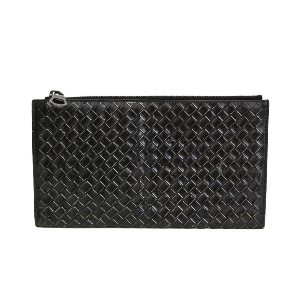 Bottega Veneta Intrecciato · Leather Clutch