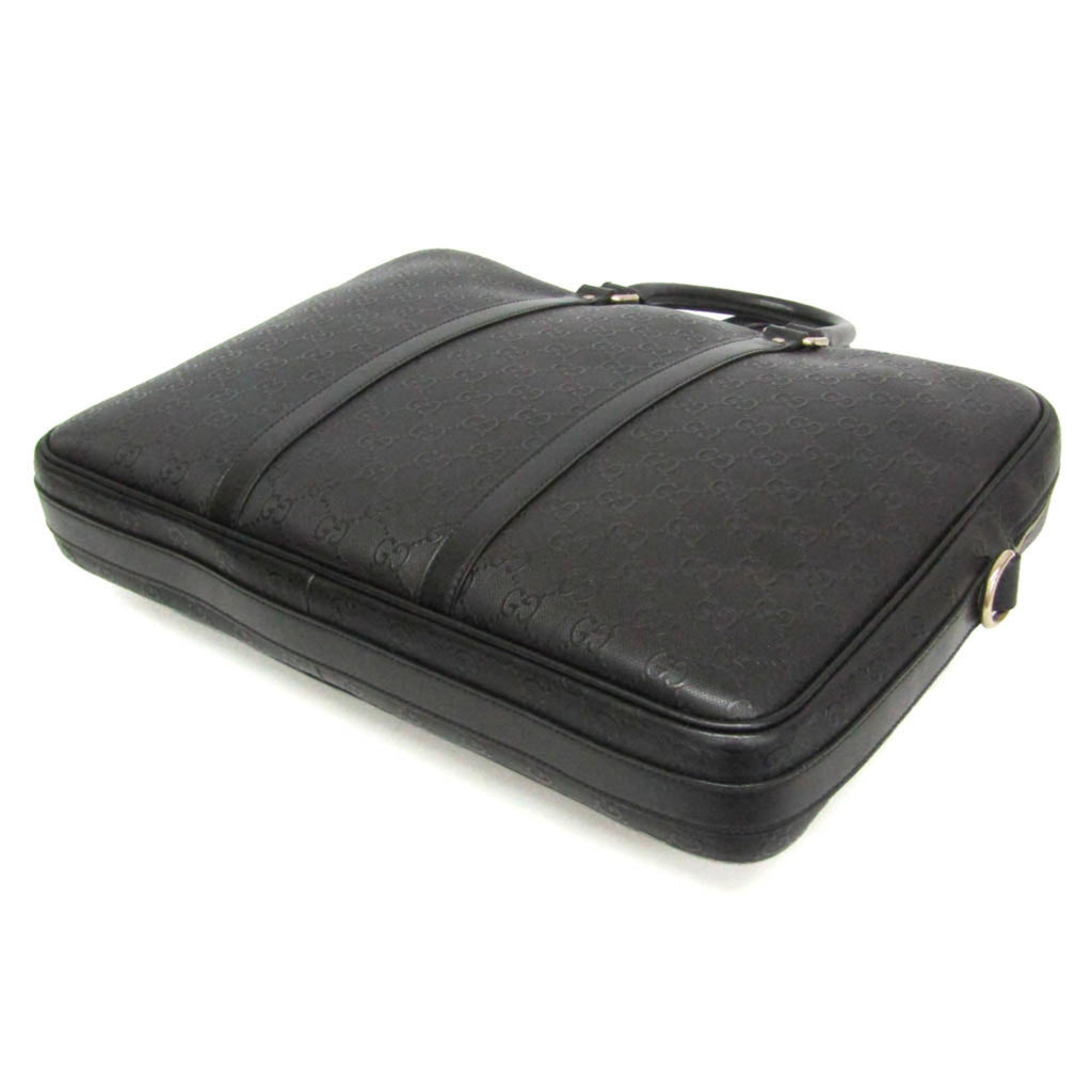 Gucci GG Embossed · Leather Briefcase