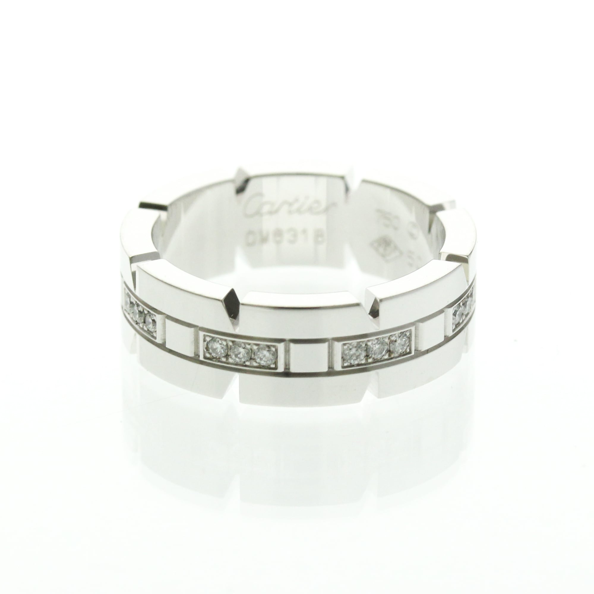 Cartier Tank Française · 18K White Gold · Diamond
