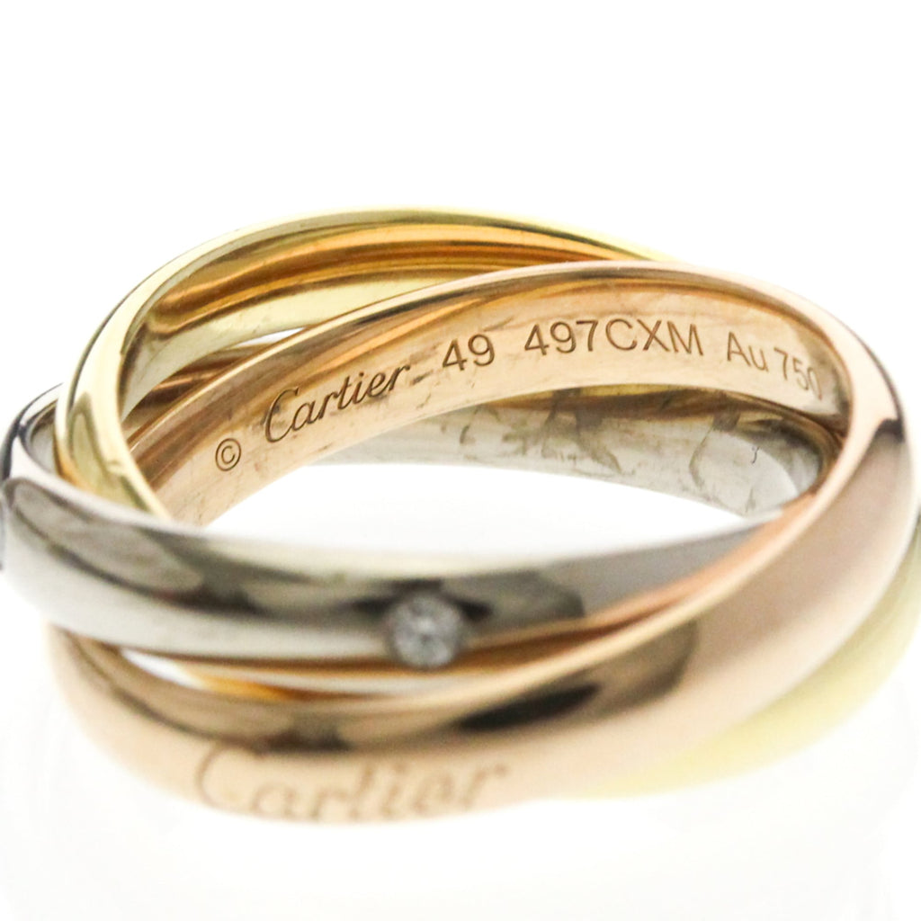 Cartier Trinity · Tri-Gold · Diamond